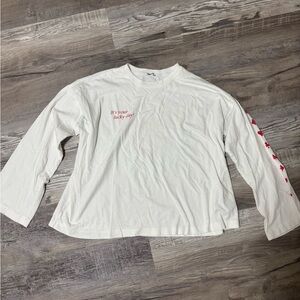 Reformation Oversized long sleeve tee